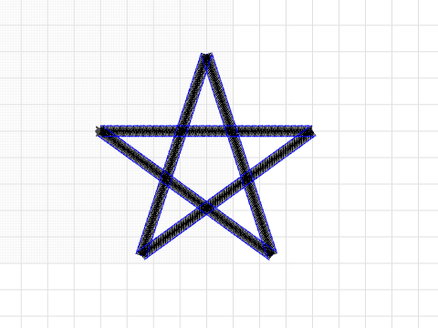 Star w/ ~ 8 cm sides