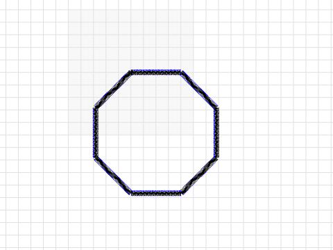 4 cm Octagon