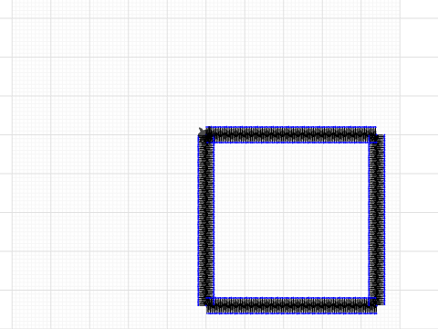 4.4 cm square