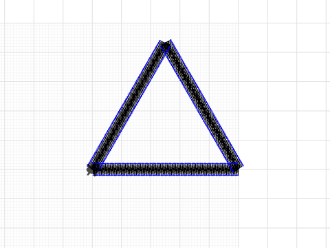 5 cm Triangle