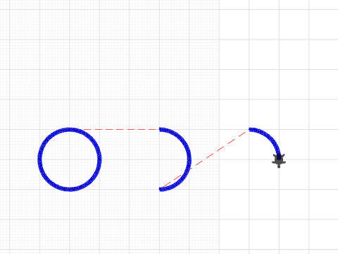Radius practice circle