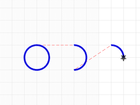 TurtleLab Circle, 1/2 Circle and 1/4 Circle