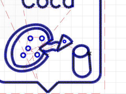 Coca - Speech bubble